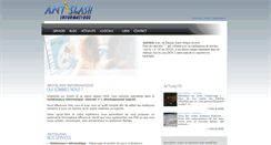 Desktop Screenshot of antislash.fr