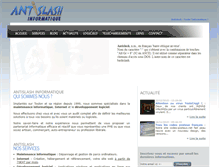 Tablet Screenshot of antislash.fr